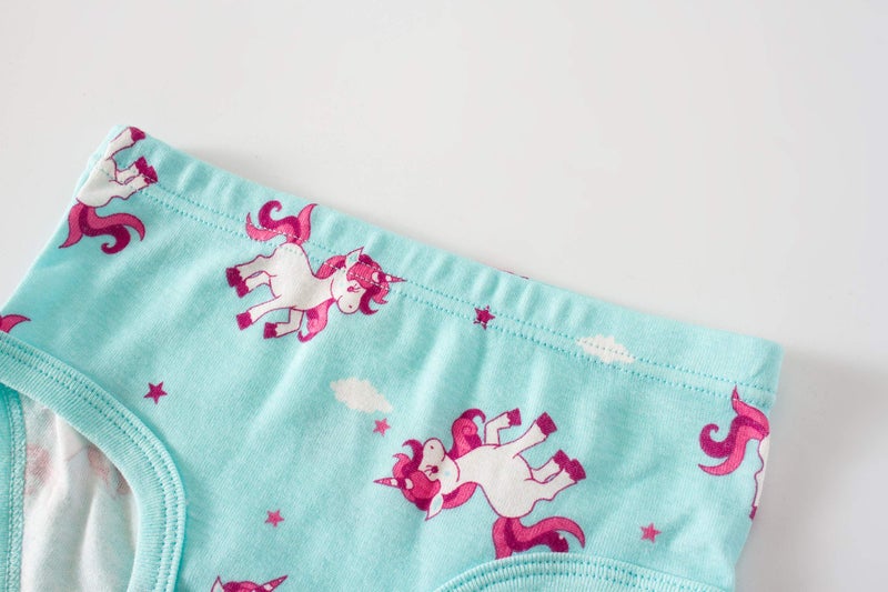 Boboking Kids Soft Cotton Underwear Unicorn Girls'Briefs Toddler Undies 6yrs - Image 3
